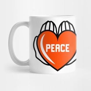 Peace and love Mug